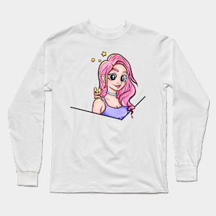 Girl with a friend Long Sleeve T-Shirt